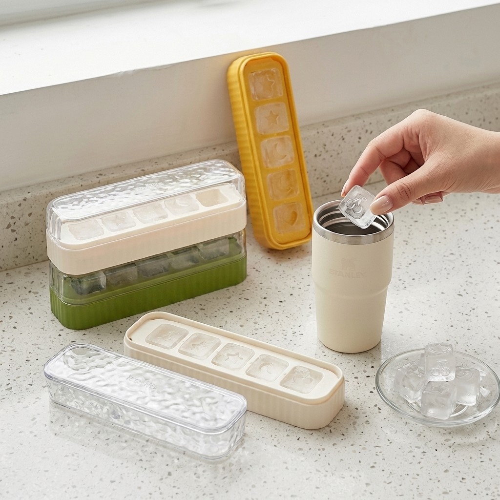 Wine Beer Cooler - Mini plastikowa foremka do lodu z