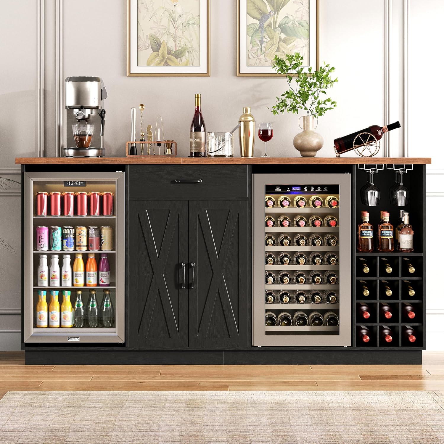 Wine Beer Cooler - Duża szafka barowa na kawę o