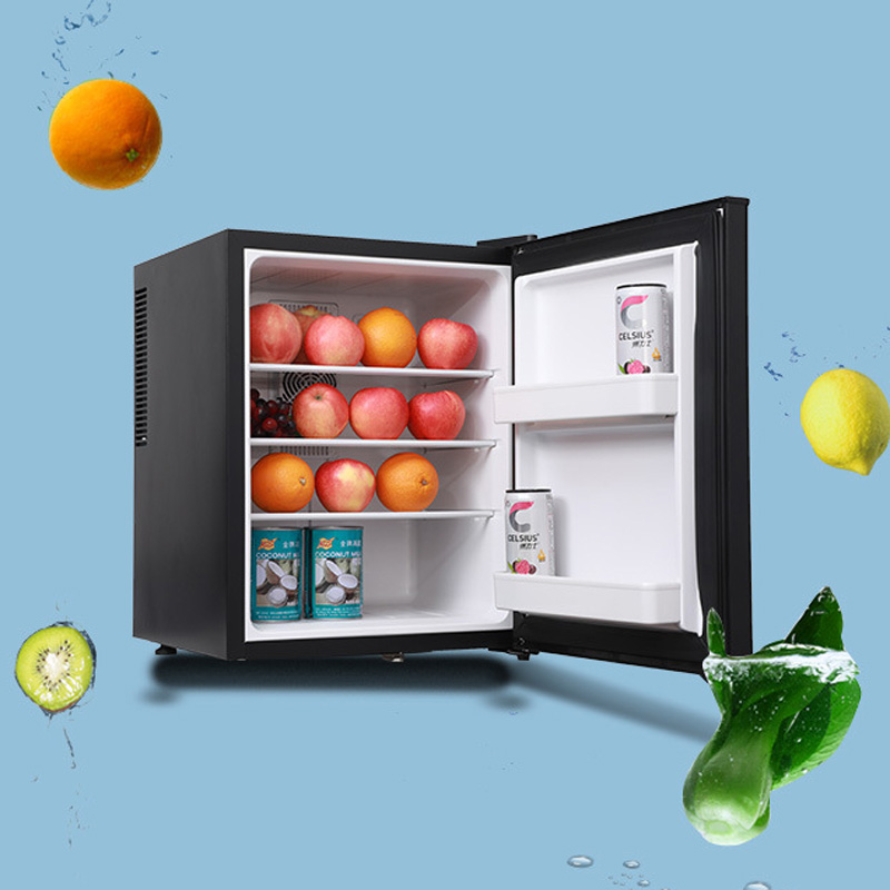 Wine Beer Mini Fridge - Mini lodówka chłodziarka 40L szklana drzwi