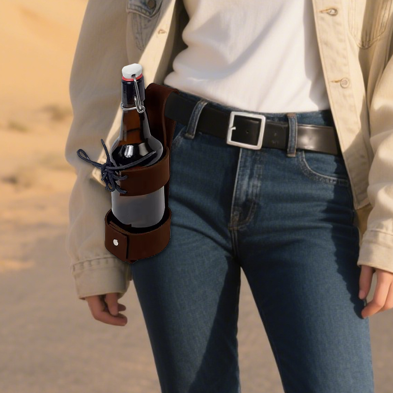 Beer Wine Kit - Średniowieczna Wikingowska Saszetka na Butelkę Wody