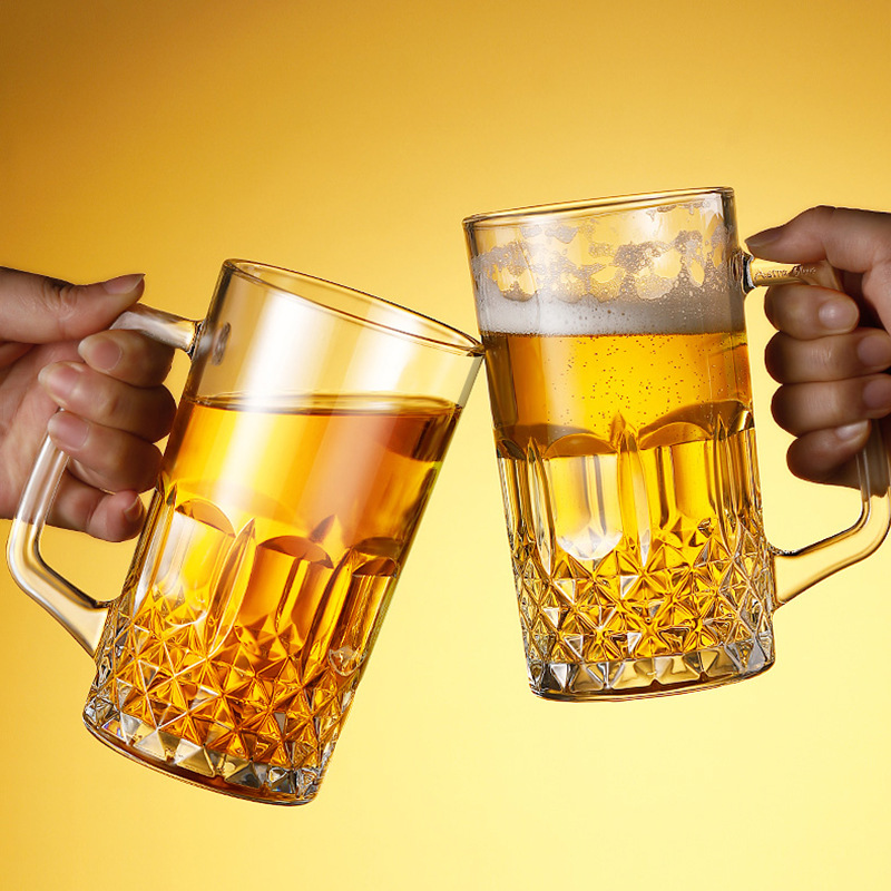 Craft Beer & Wine U- - 600ml/1000ml Szklanka do piwa z uchwytem
