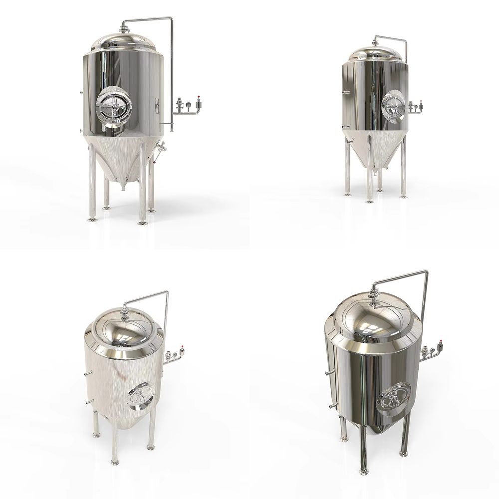 Craft Beer & Wine U- - 500L Stalowy (304) Stożkowy Fermentor do
