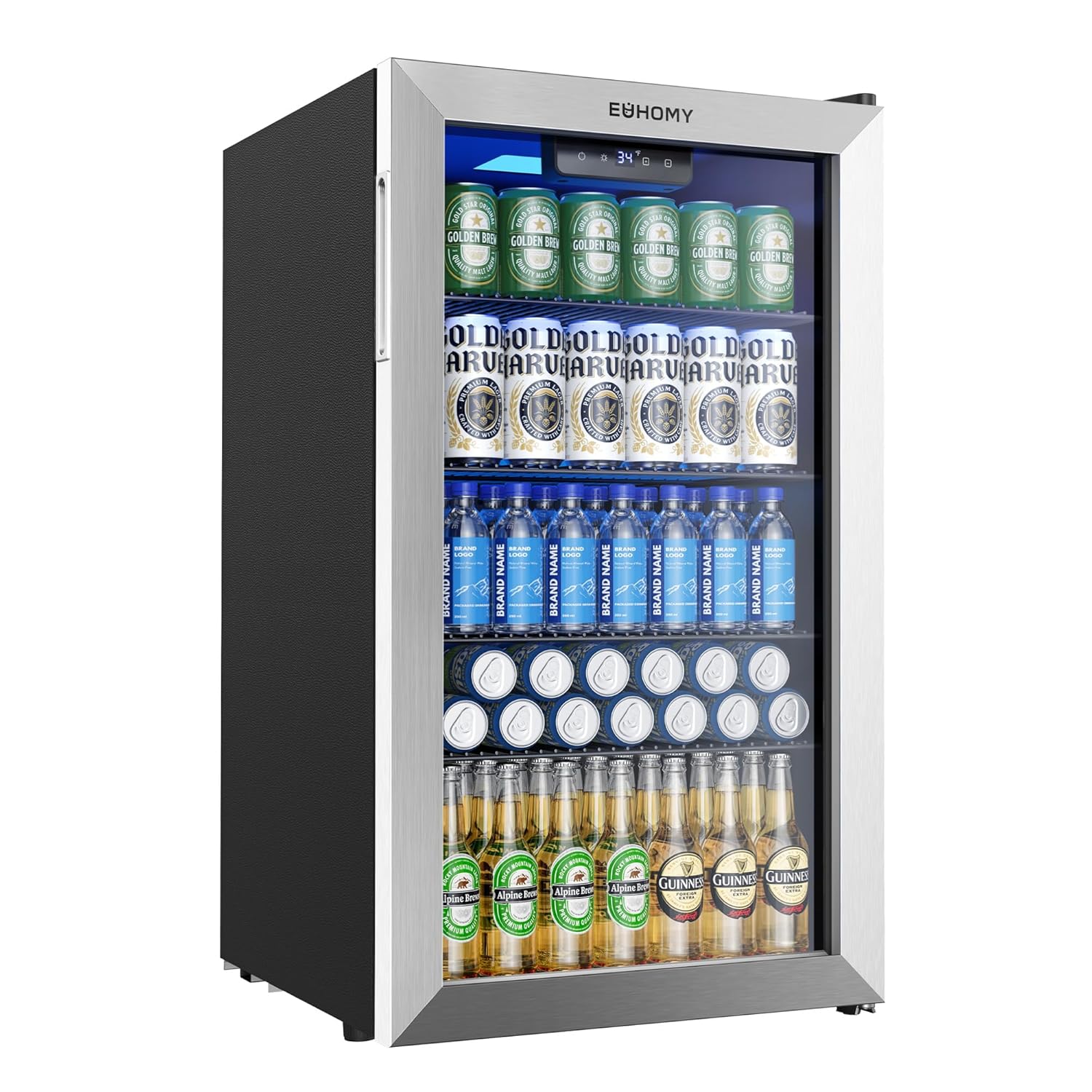 Wine Beer Mini Fridge - Mini Lodówka na 130 Puszek, Chłodziarka