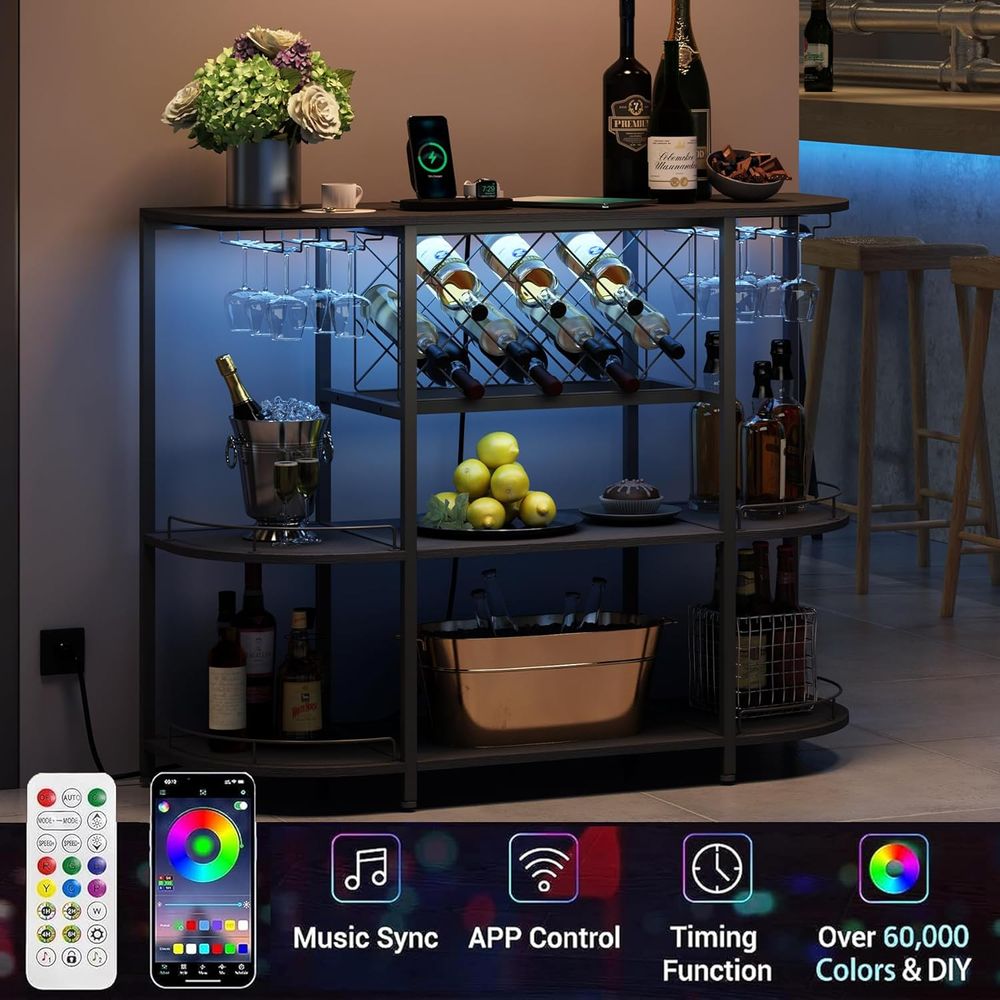 Czarny 3-poziomowy stolik kawo – Wine & Beer Unlimited Spirits recenzja i cena