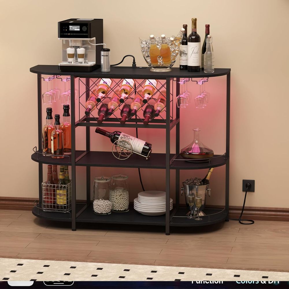Czarny 3-poziomowy stolik kawo – Wine & Beer Unlimited Spirits recenzja i cena