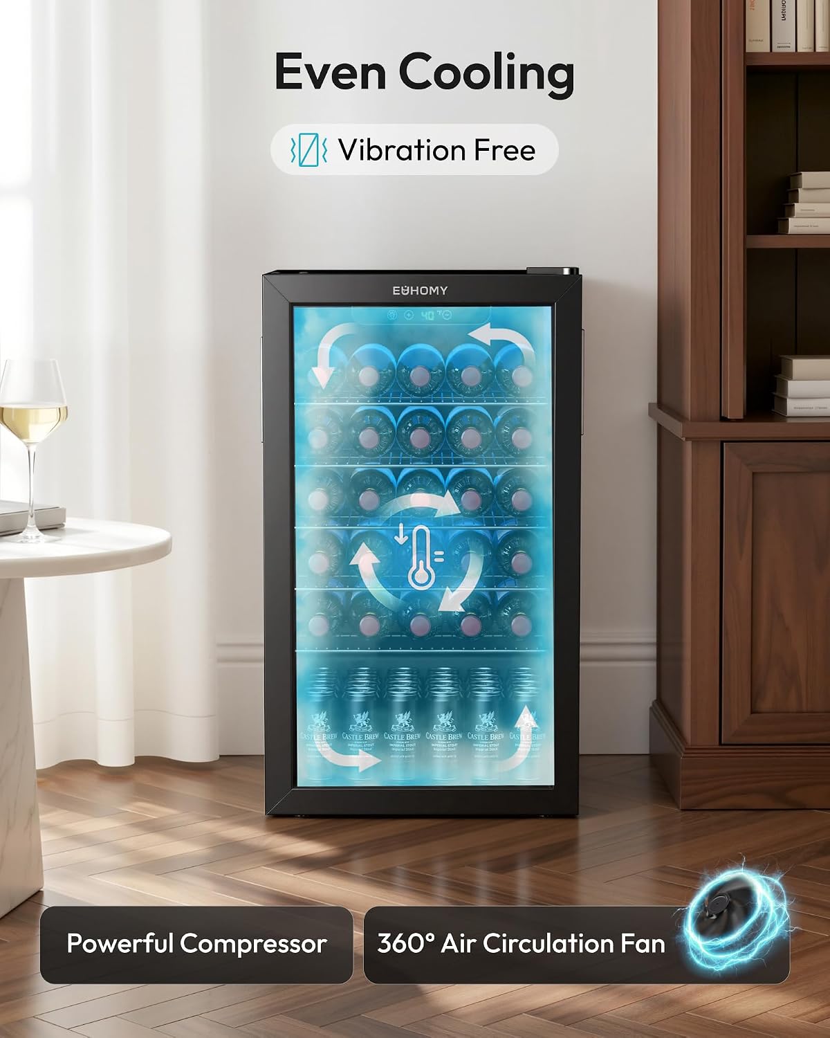 Chłodziarka do napojów o pojem – Wine Beer Mini Fridge recenzja i cena
