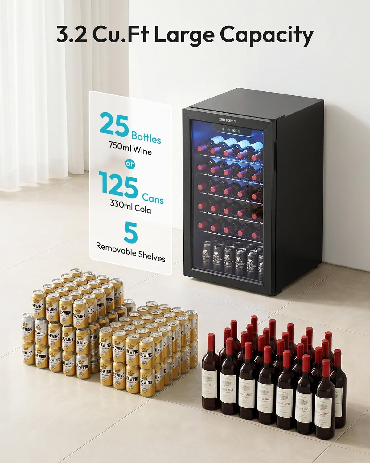 Chłodziarka do napojów o pojem – Wine Beer Mini Fridge recenzja i cena