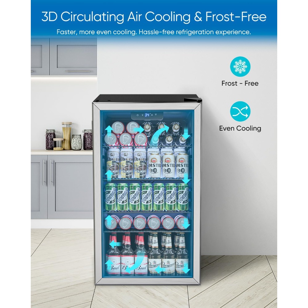 Lodówka na napoje - Mini lodów – Wine Beer Mini Fridge recenzja i cena