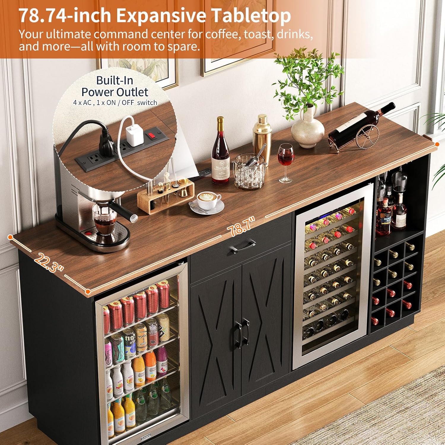 Duża szafka barowa na kawę o s – Wine Beer Cooler recenzja i cena
