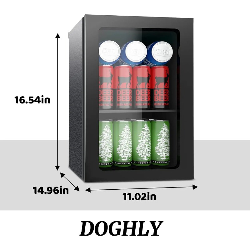 Minilodówka na 24 puszki z szk – Wine Beer Mini Fridge recenzja i cena