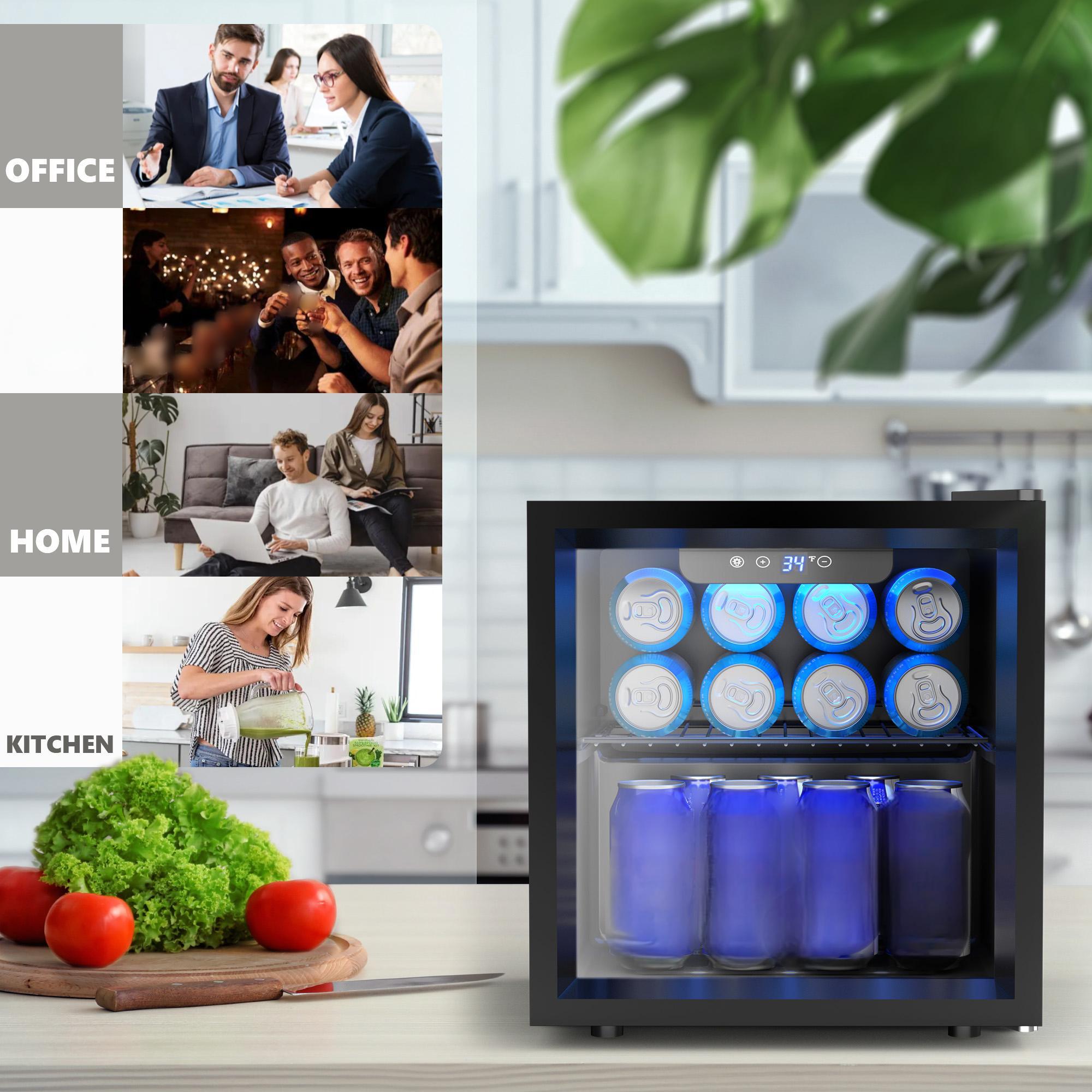 Minilodówka EKOJUCE z szklanym – Wine Beer Mini Fridge recenzja i cena