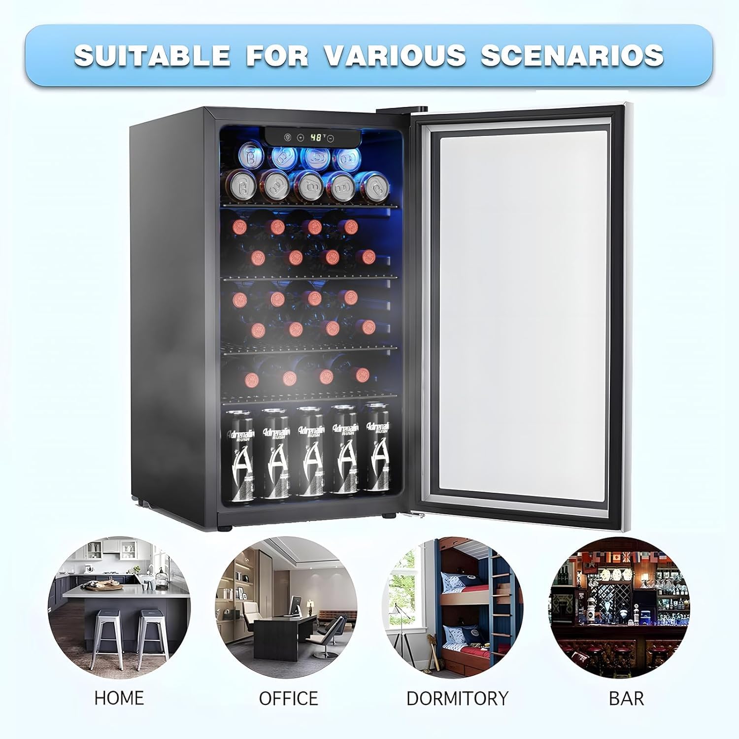 Chłodziarka do wina/szafka chł – Wine Beer Mini Fridge recenzja i cena