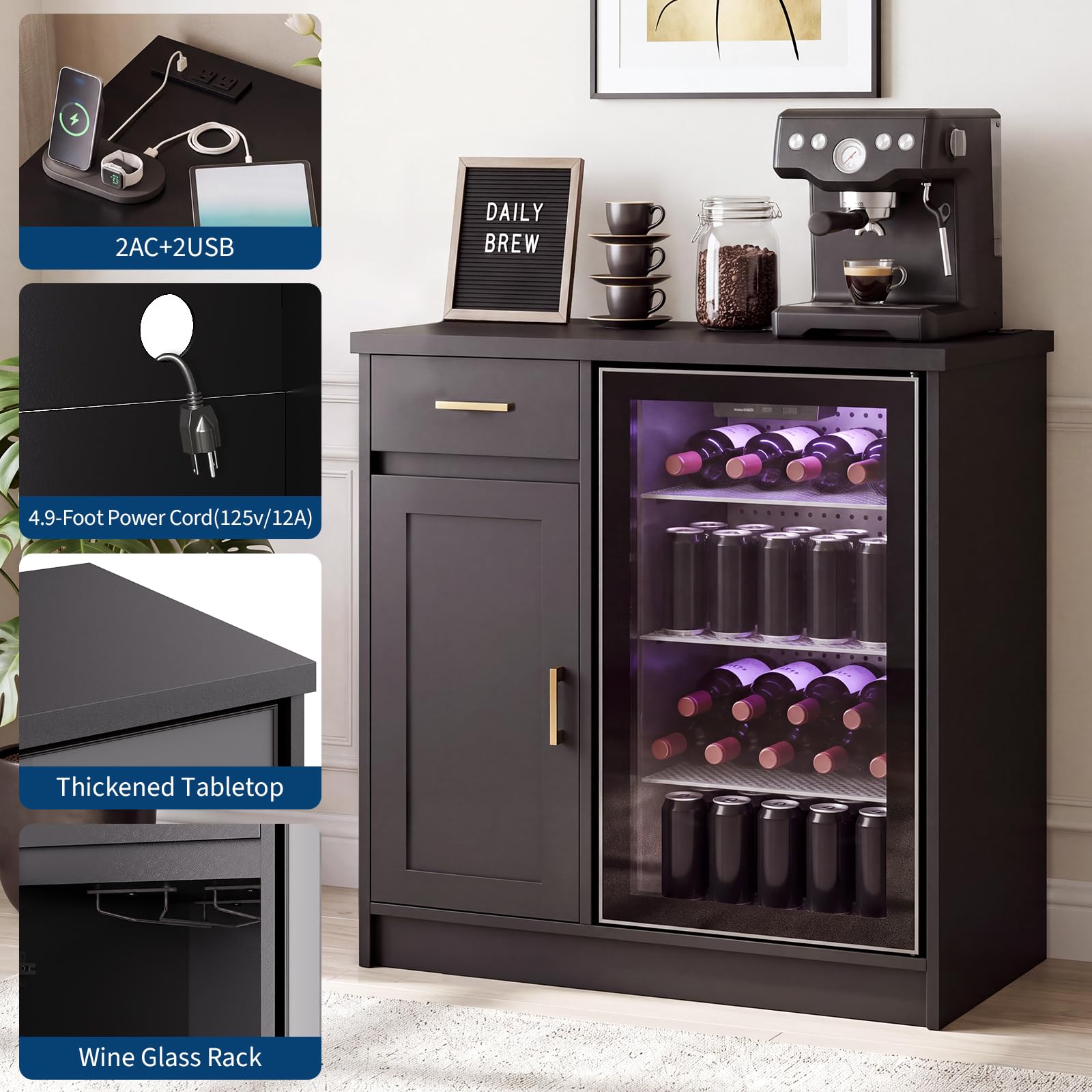 Szafka barowa w stylu farmhous – Wine Beer Cooler recenzja i cena