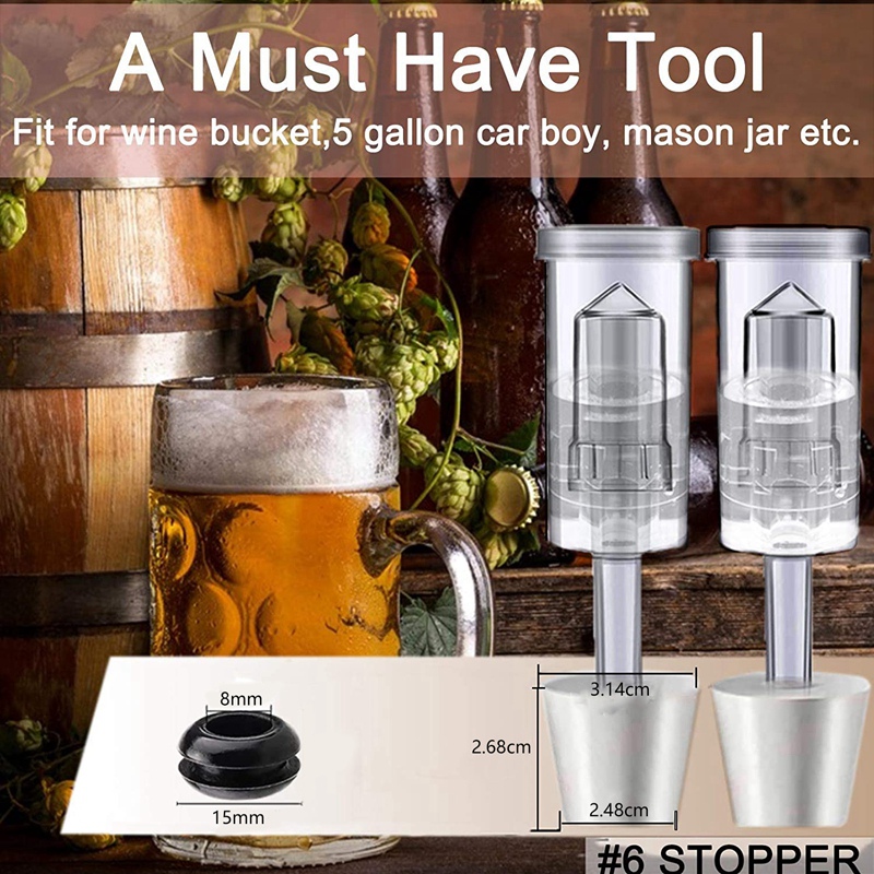Zestaw korków fermentacyjnych  – Beer Wine Kit recenzja i cena