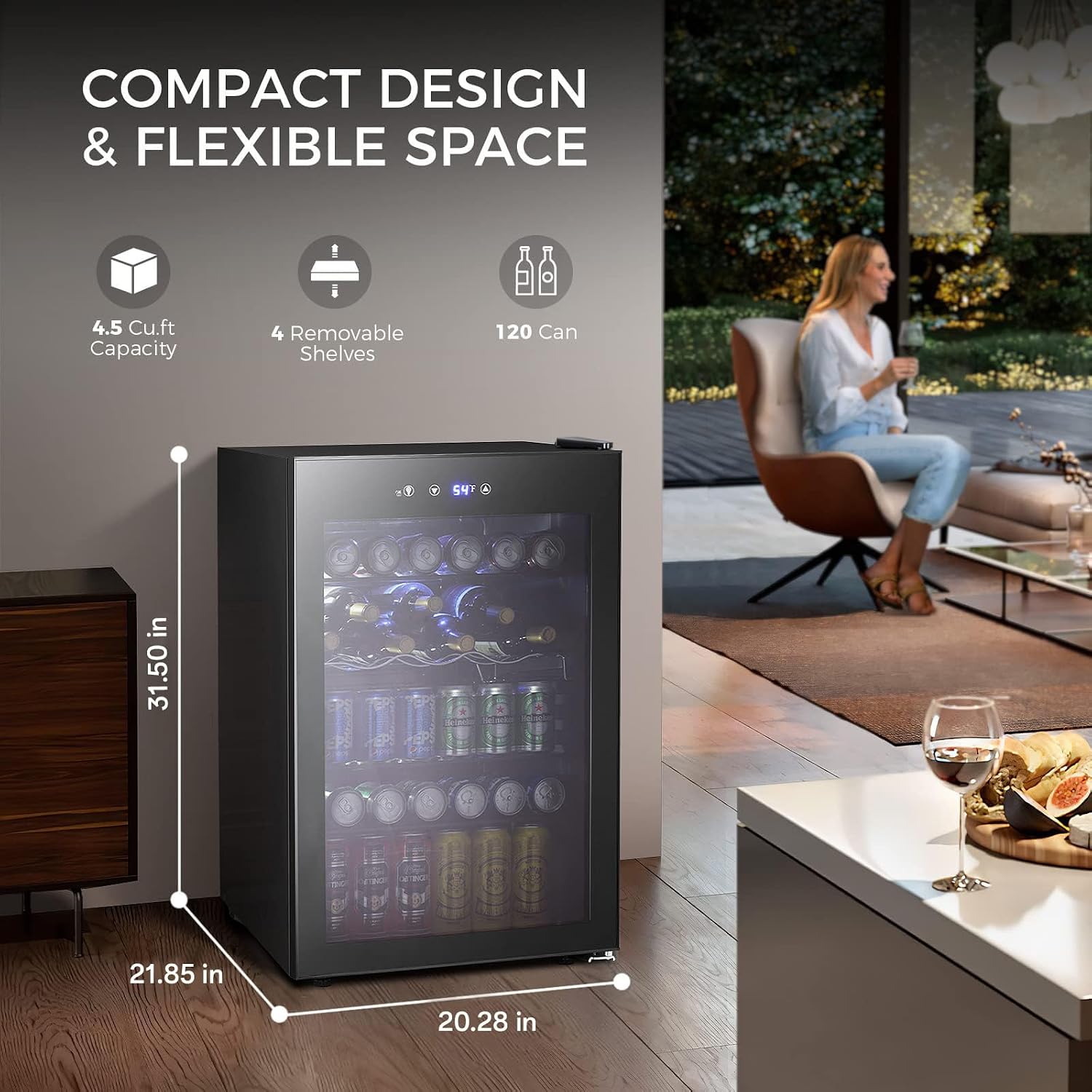 Chłodziarka do napojów o pojem – Wine Beer Mini Fridge recenzja i cena