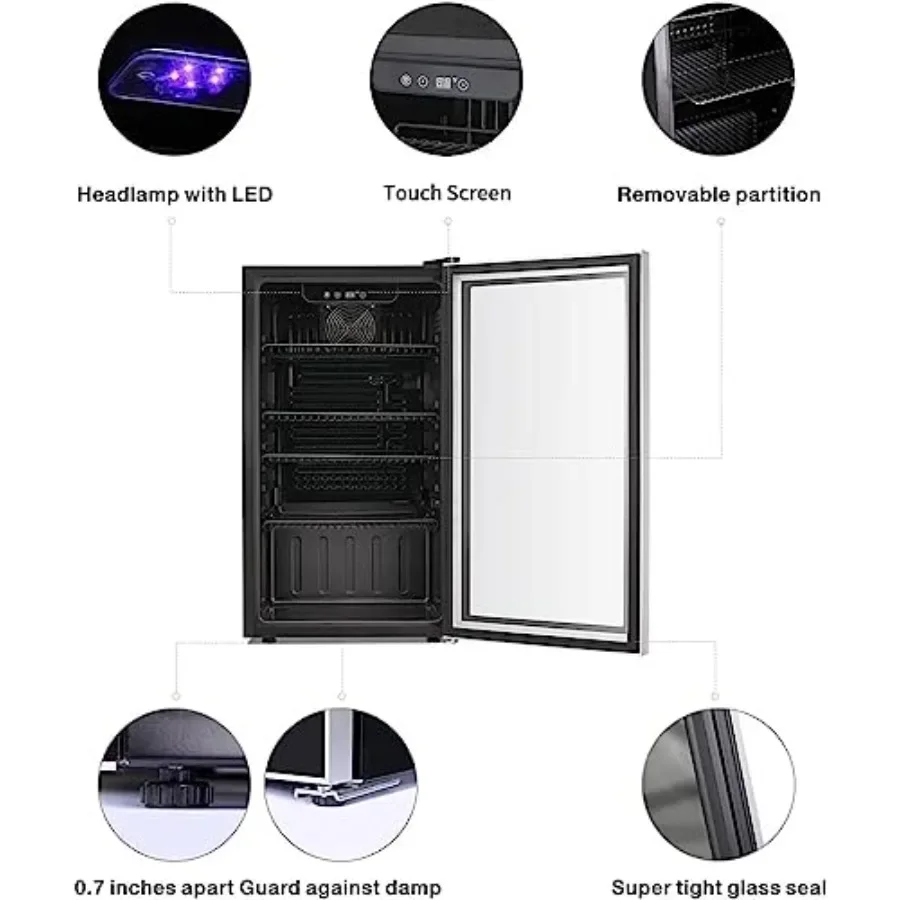 Chłodziarka do wina/napojów na – Wine Beer Mini Fridge recenzja i cena