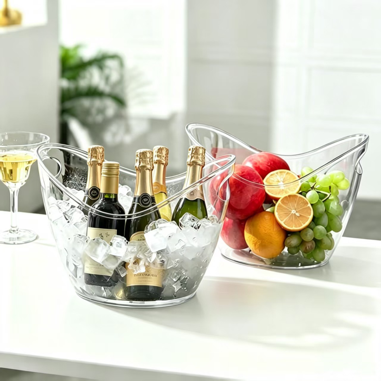 4L Przezroczysty pojemnik na l – Wine Beer Cooler recenzja i cena